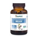 Himalaya Ashwagandha+ Relaxați-vă, cu GABA, Basil Sfânt & Mușețel pentru Resetare, Relaxare & Stres Relief, Vegan, Gluten Free, 540 mg, 60 Capsule vegetariene, 1 lună de aprovizionare