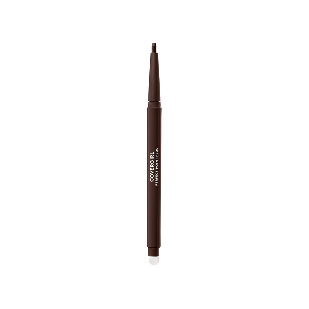 CoverGirl Punct perfect Plus Creion eyeliner, Espresso, Long-Lasting, Versatil Brown Eyeliner, Soft Smudging Tip, Nu Sharpening Needed, Pachet de 1