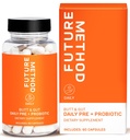 METODA VIITOARE Prebiotice sintetice pentru bărbaţi şi femei - Probiotice şi Supliment prebiotic pentru digestia, Imunitate şi Regularitate (60ct)