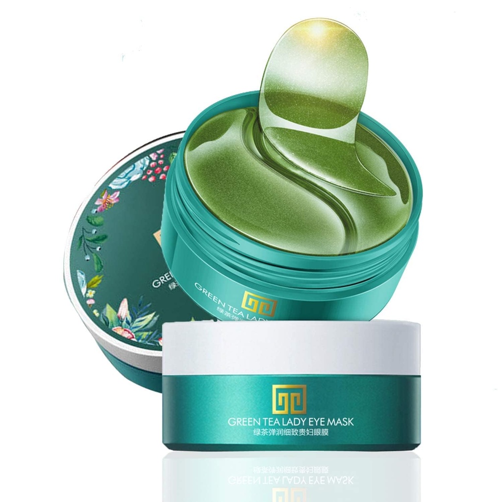 Sub masca ochi, colagen ochi masca 60 buc, extract de ceai verde sub patch-uri ochi, masca pentru ochi pufos, Undereye cercuri întunecate tratamente, sub pad-uri ochi, pad-uri de gel anti-rid