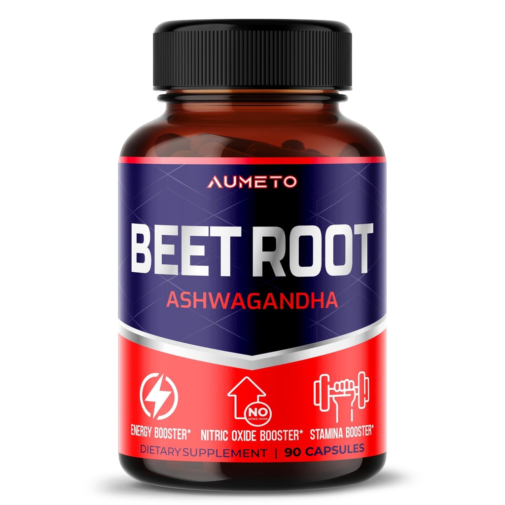 Capsule rădăcină de sfeclă cu Ashwagandha 