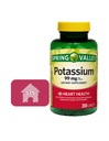 Spring Valley Potasiu 99 mg, 250 Conte + Sticker STS.