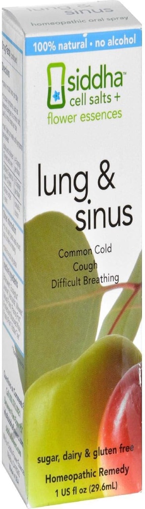 Siddha Remedii Lung & Sinus Spray pentru Sinus Relief, Congestion Relief, Cough Suppressant, Rece Medicine, Runny Nose 