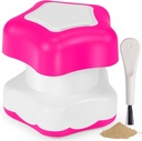 Johnbee Pill Crusher, Pill Grinder Fine Powder Extrem de bine. Compartimentul de depozitare. Pershers pastile pentru vârstnici, familie și animale de companie. Margini de silicon. Grind pastile multiple la o dată - Curățare perie (Purple)