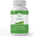 Ingrediente pure extract de Okra (100 capsule), întotdeauna pură, fără aditivi sau fillere