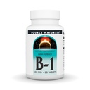 Sursa Naturals Vitamina B-1 Tiamin 500mg - potenta mare, 500mg - 50 comprimate