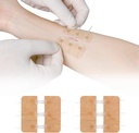 Zip Stitch Laceration Repair without Butterfly Bandaids Quick Clot - Urgente Wound Closes Device 2 Pieces (PU)