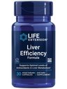 Prelungirea vieții Formula de eficiență hepatică, susține funcția hepatică sănătoasă la nivelul celular și nivelurile optime de antioxidanți în metabolismul ficatului, gluten-free, non-GMO, vegetarian, 30 capsule
