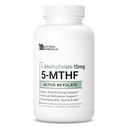 L-Metilfolat 15mg plus metil B12, D3, taurină & NAC 