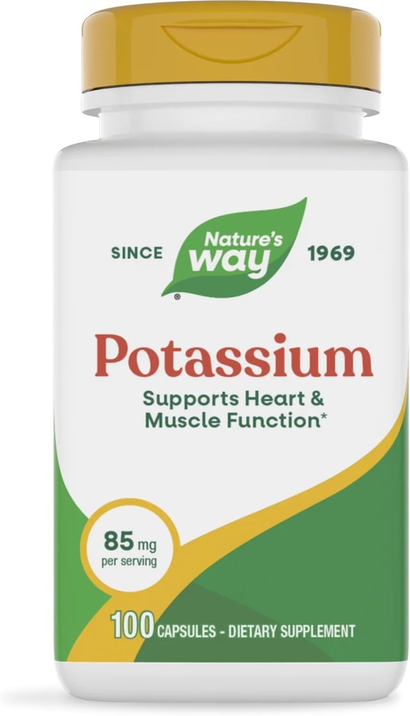 Natura's Way Potasiu Complex, 100 Capace (Pachet de 2)