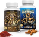 Suplimente de vitamine pentru ochi EXIR, Set de 2 - Suportă Retina Macular, 120 Capsule