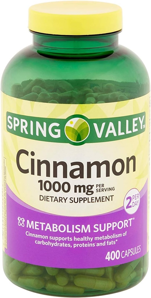 Valea de primăvară Scorţişoară 1000 Mg 400 Capsule