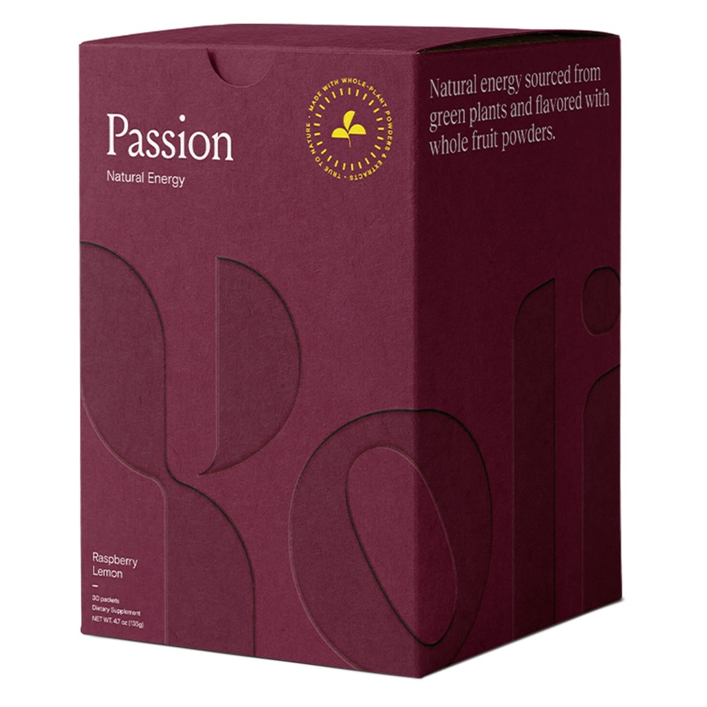 Yoli® Pasiune Energetic Drink Powder Mix - Natural Energy Drink Mix pentru rezistenta si rezistenta, 30 Pachete - Raspberry Lemon