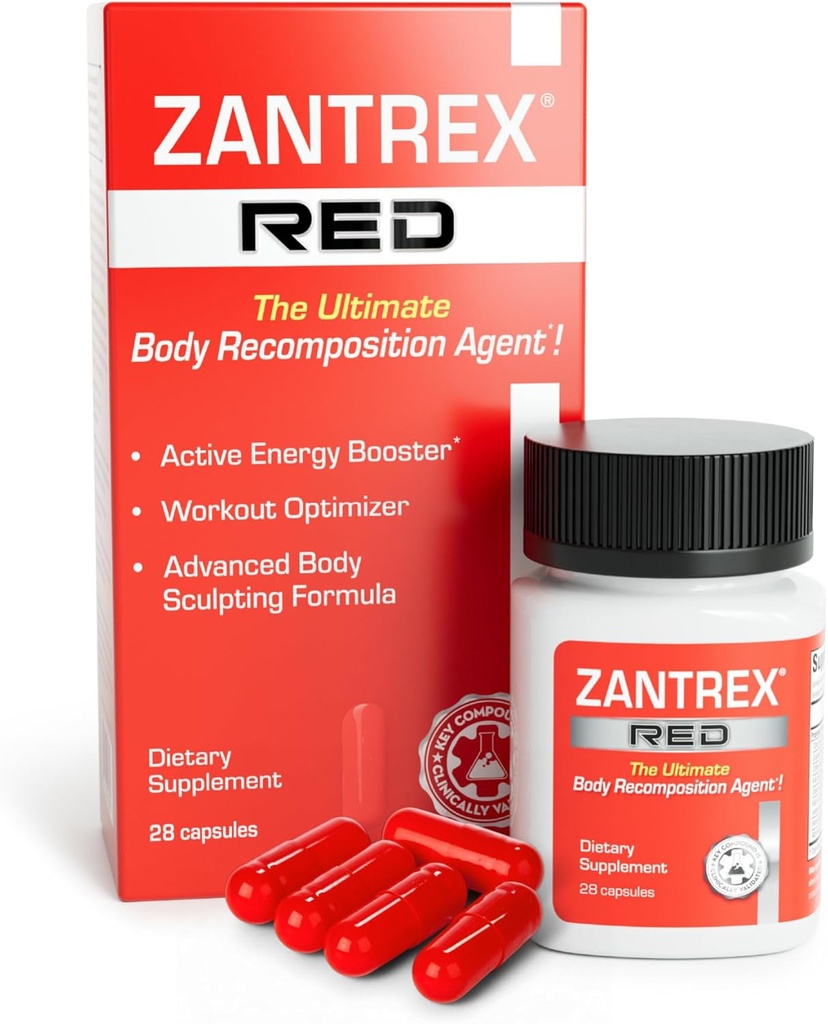 Zantrex Red Body Recompoziţie & Active Energetic Booster Supliment 