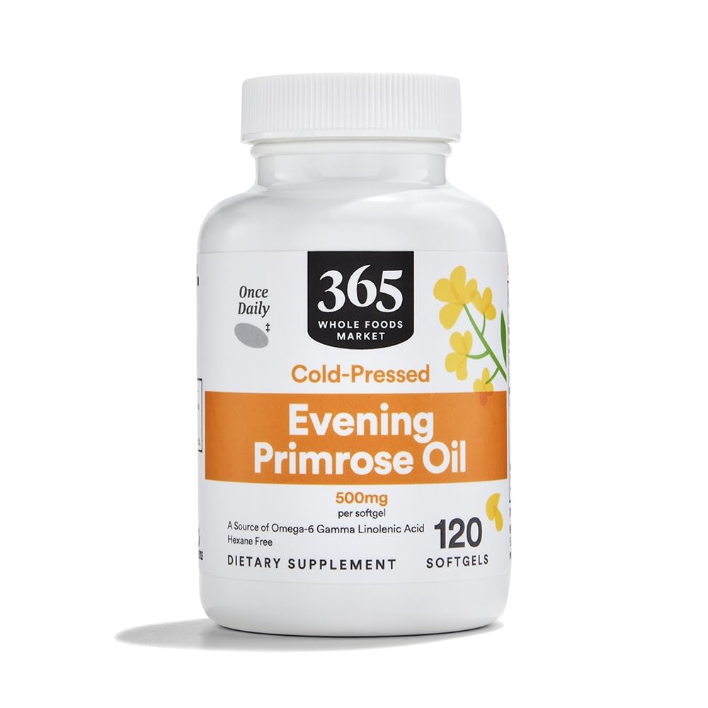 365 de Whole Foods Market, Evening Primrose Oil 500 mg, 120 Count