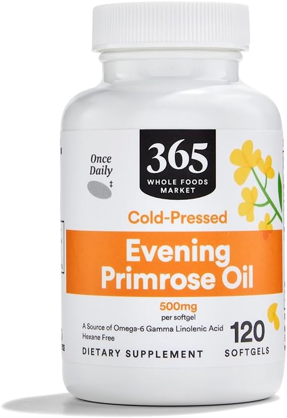 365 de Whole Foods Market, Evening Primrose Oil 500 mg, 120 Count