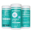 UpNurish AREDS 2 Plus Eye Vitamin Supplement, AREDS 2 Zinc gratuit Formula cu lutein, Zeaxantină, Saffron, Astaxantină & DHA - 120 softgels