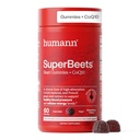 HumanN SuperBeets Inima Gumies Avansate - CoQ10 150 mg Plus Sfeclă Root pulbere și extract de semințe de struguri, SuperBeet Gummy, 60 Conte