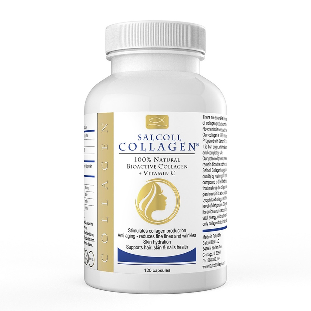 Salcoll capsule pure de piele Colagen Marine (120 Conte) 