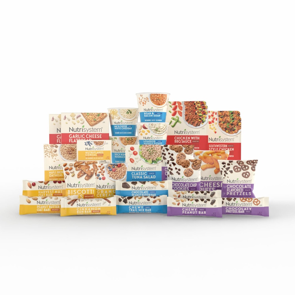 Nutrisystem® Kickstart Echilibrat set de pierdere în greutate de 7 zile cu 28 mese delicioase și gustări