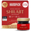 HANDPICK 400 mg Ultra concentrat Pure Himalayan Shilajit Resin 
