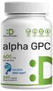 Alpha GPC 600mg Per Serving, 240 Capsule 