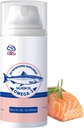 Ulei de pește somon sălbatic pentru câini de talie mică și pisici -3X Omega 3 Skin & Coat Support - Concentrat emulsionate Supliment alimentar pentru animale de companie - Natural EPA + DHA Acidi grasi pentru funcția comună, Imun și Heart Health