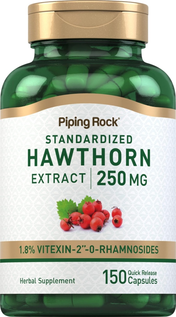Piping Rock Hawthorn Berry Capsule 