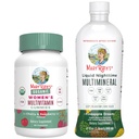 MaryRuth's Multivitamine Gummies for Women (Cherry & Raspberry) & Liquid Nighttime Multimineral (Pineapple) 