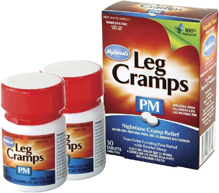 Hyland's Leg Cramps PM Tablets, 50 Count (Pachet de 2)
