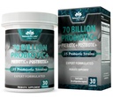 NaturaLife Labs Probiotics 70 Miliarde Panglici cu prebiotic organic si postbiotic 