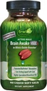 Irwin Naturals Brain Awake Max3 + Oxid de azot Booster 60 lichid Softgel