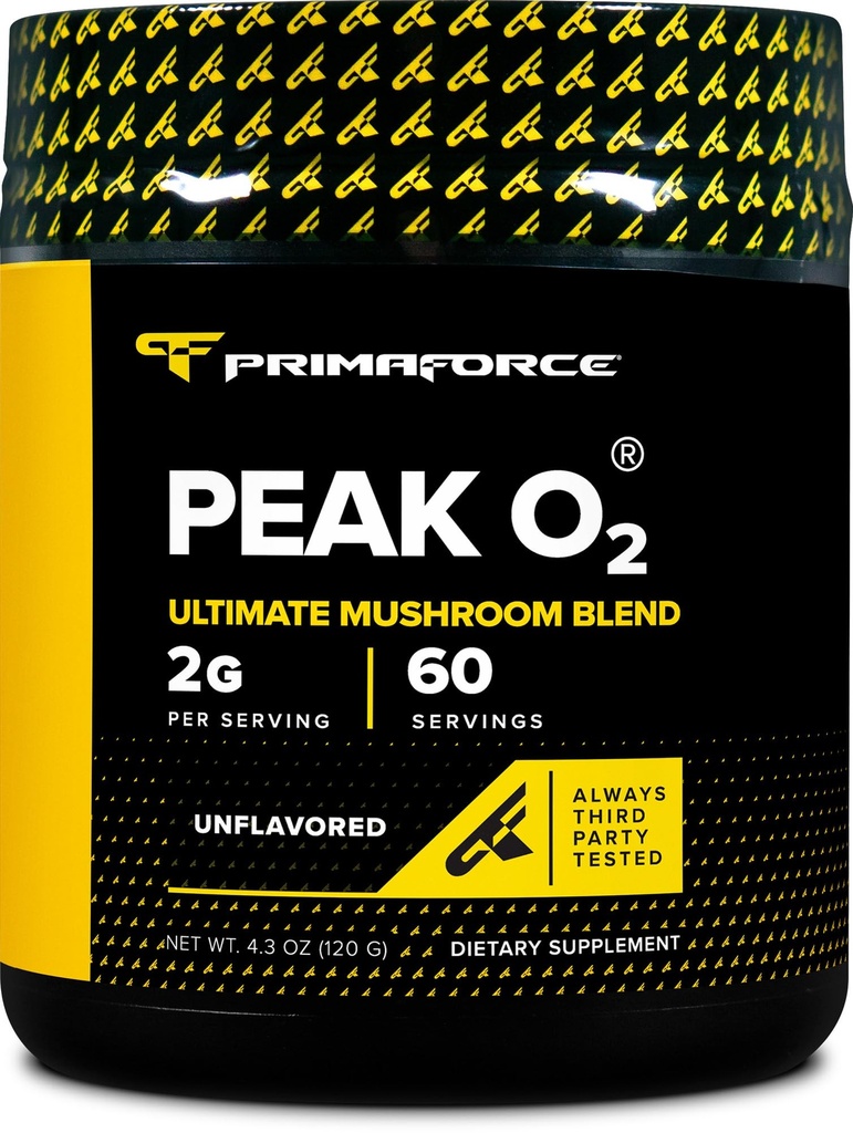 PrimaForce Peak O2 Supliment de antrenament, 120 Grams - Brenda proprie, non-GMO, Vegan și Gluten gratuit