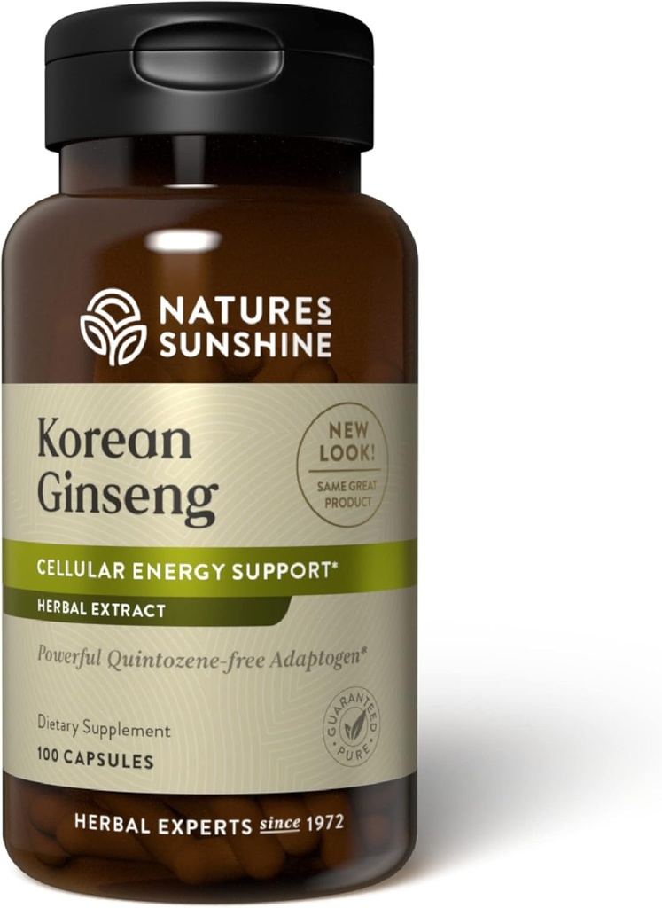 Ginseng, Coreeană, 100 capsule