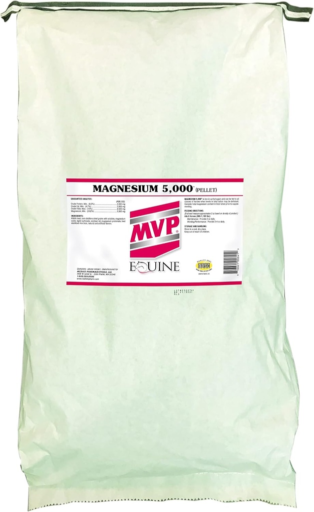 MVP Magneziu 5000 (50lb Bag) Calmant/Metabolism/Muscul de suport funcţional pentru cai