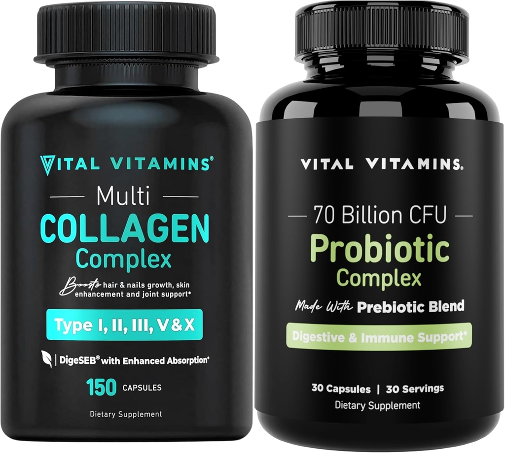 Vital Vitamine Multi Colagen Capsule + Complex Probiotic