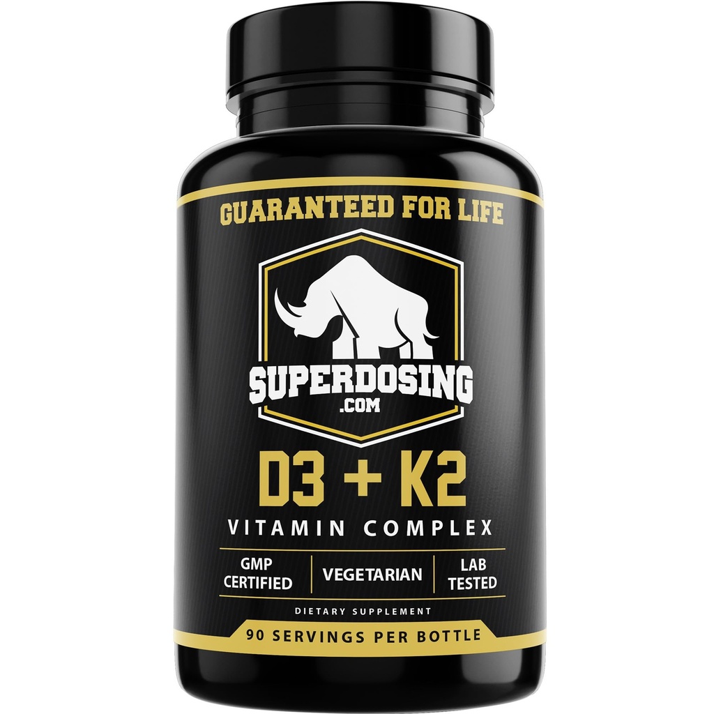 Cea mai bună valoare Max Putere 10000 ui Vitamina D3 și 1500 mcg Vitamina K2 Suplimente 1 flacon Pk D3K2 Vitamine și suplimente pentru sănătate. Capsulele D3-K2 MK4, cele mai bune vitamine K2D3 pentru sistemul imunitar.