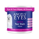 EYES Angels' Gentle Tear Stain & Pet Eye Wipes for All Dogs & Cats Textured Grooming Wipes Elimina descărcarea de gestiune & Mucus, Reduce Tear Stains, Hipoallergenic with Aloe & Chamomele, 100ct