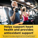 Nature Made CoQ10 100mg cu extract de piper negru pentru absorbție îmbunătățită nutrient, Supliment alimentar pentru suport de sănătate cardiacă, 30 Softgels, 30 de zile de aprovizionare (Pachet de 2)