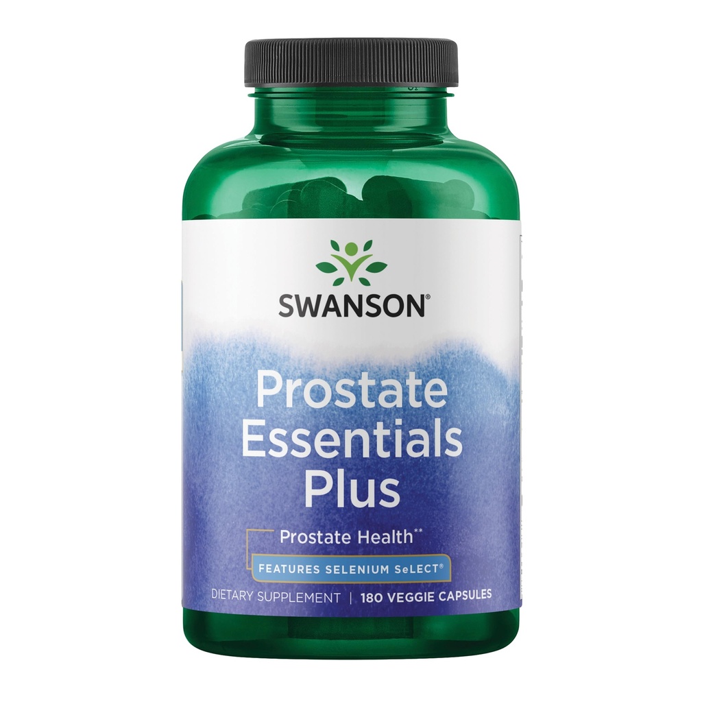 Swanson Prostate Plus - Suplimentul natural pentru bărbaţi Promovarea Sanatos Fluxul de tract urinar '&' Frecvenţă - Sprijinirea generală de sănătate prostată - (180 Capsule Veggie)