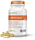 INVITA L-Metilfolat (15mg) - Rezistenta profesionala metil liber - 5-MTHF Supliment pentru energie, Mood & Immune Support - Non OMG, Gluten Free, No Fillers (15 mg)