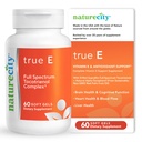 NatureCity True-E Full Spectrum Tocotrienols Vitamina E & Natural Alpha Tocopherol Supliment 