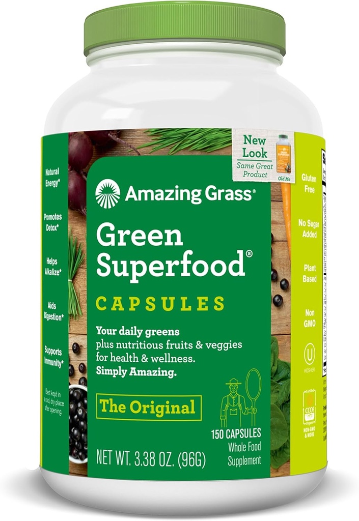 Uimitoare iarbă verde Super Food Original, 150 Count