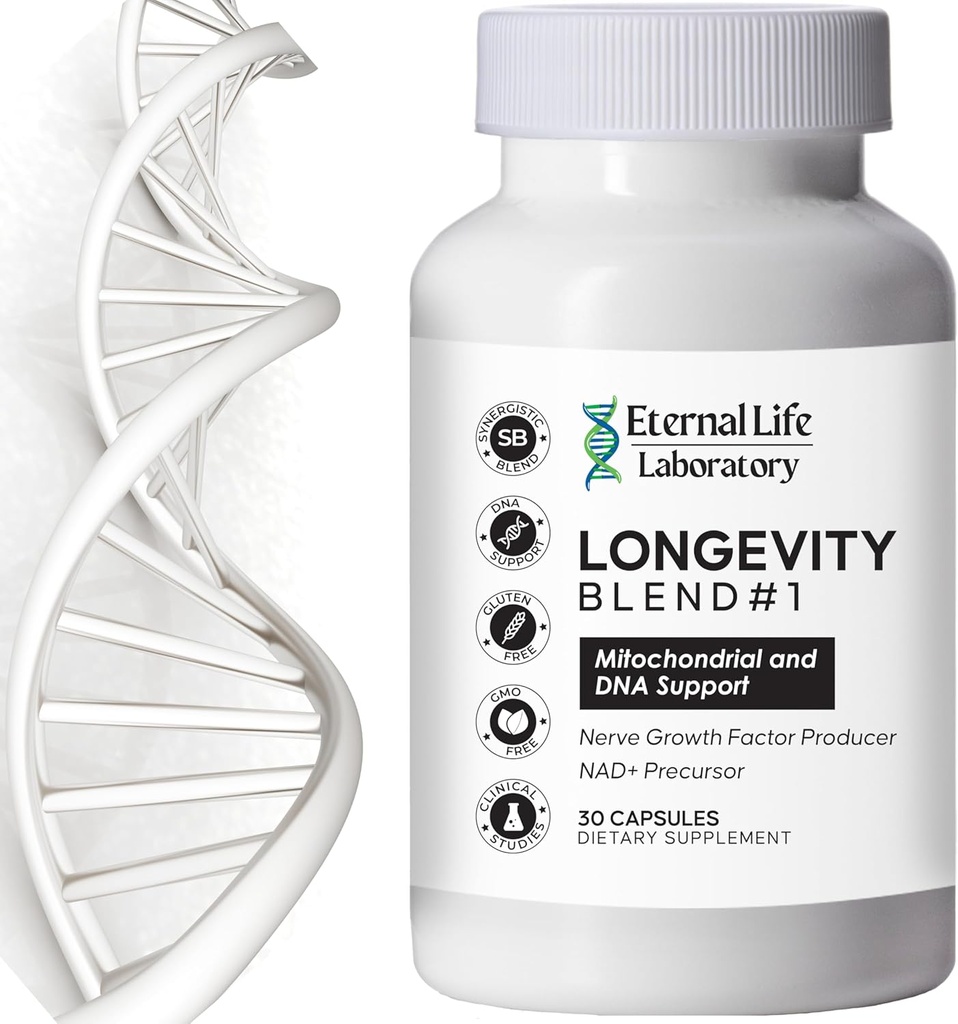 NAD. Supliment cu CoQ10 200mg, PQQ, Nicotinamidă Ribozidă, Shilajit pentru Anti Aging Skin & Cell Vitality Blend #1 Made with Himalayan Shilajit and NAD - 30 Veggie Capsule