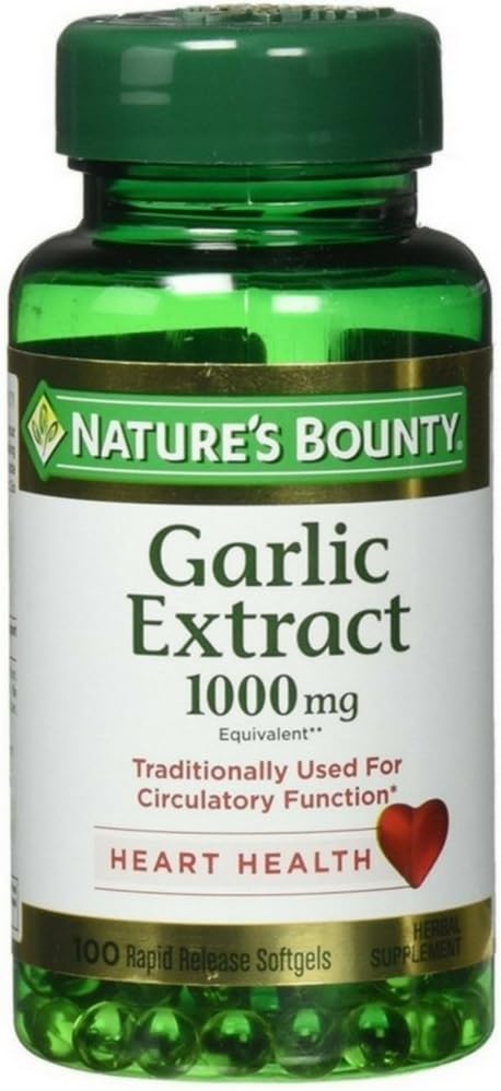 Nature's Bounty Usturoi 1000 mg Rapid release 100 Odorless Softgels