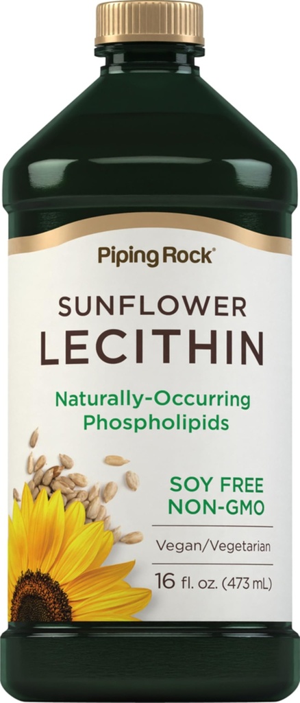 Piping Rock Free Lecithin lichid Supliment 