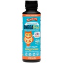 Barlean Omega Pals Eye Health lichid, Tangerine arostat Omega 3 pentru copii, supliment de ulei de pește cu 500 mg de EPA & DHA Plus Lutein & Zeaxantină vitamine pentru suport de lumină albastră, 8 oz