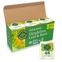 Ceai de medicamente tradiţionale, Dandelion Organic Leaf & Root, Suportă funcţia renală & Digestion sănătos, 48 Ceai Bags (3 Pack)