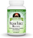 Source Naturals Vegan True, Vegan Force Multiple, Advanced Energy Formula for Vegans* - 60 Tablets