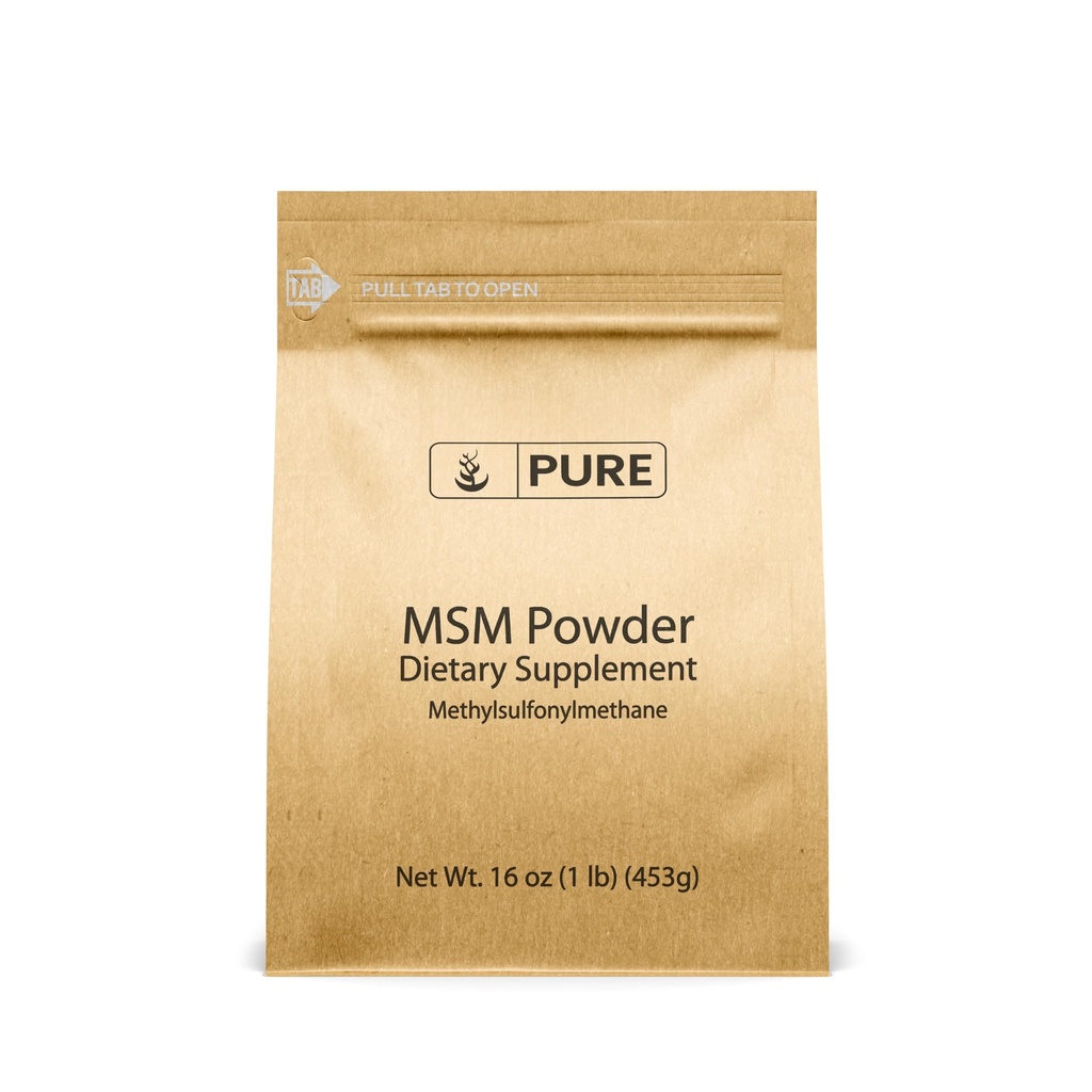 INGREDIENTE ORIGINALE Metilsulfonilmetan (1lb) MSM, Supliment alimentar sulf natural